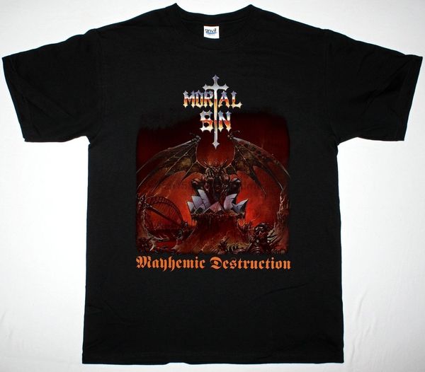 

mortal sin mayhemic destruction thrash metal evildead toxik new black t shirt fashion t shirt tee shirt sport hooded sweatshirt hoodie