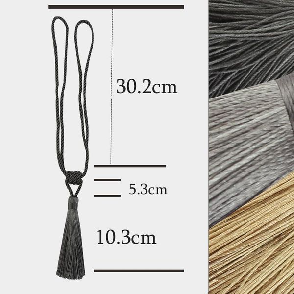

1p curain tiebacks with tassel curtain clips rope tie backs holdbacks home accessories decorative curtain tie home decor cord h qylizl