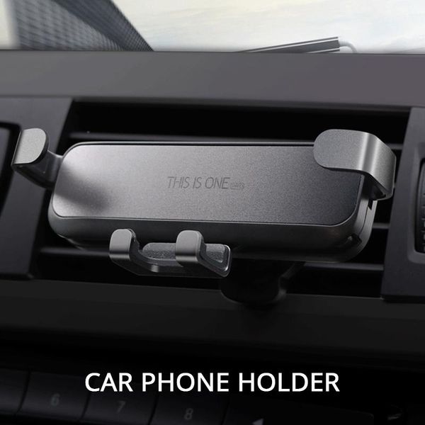 

cell phone mounts & holders fivetech all aluminum alloy car holder storage bracket gravity linkage this one pro mobile stand
