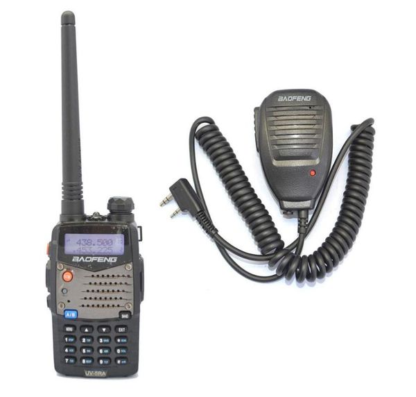 

walkie talkie baofeng uv5ra two way radio 136-174/400-520 mhz +brand speaker mic