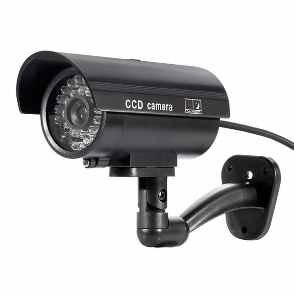 

indoor fake dummy camera security cctv outdoor waterproof emulational decoy ir led flashing red led dummy video surveillance cam