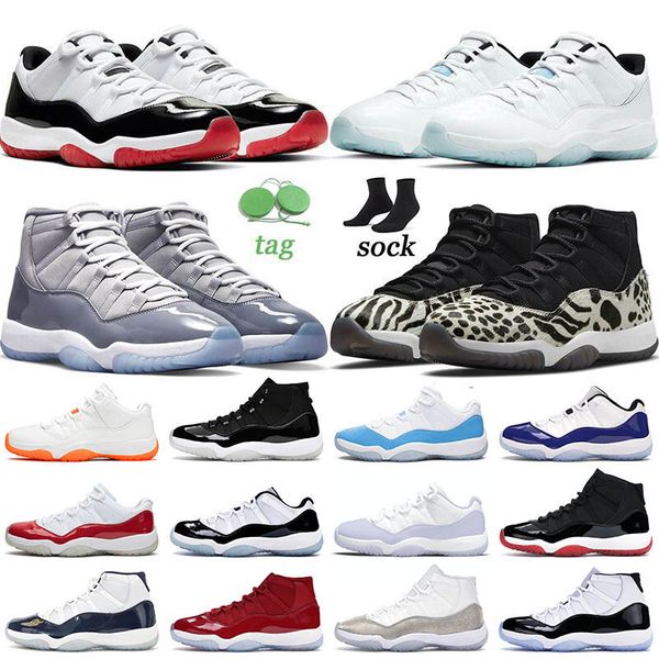 

2022 og jumpman 11 11s xi mens athletic basketball shoes low concord bred cool grey animal instinct pure violet space jam women trainers spo