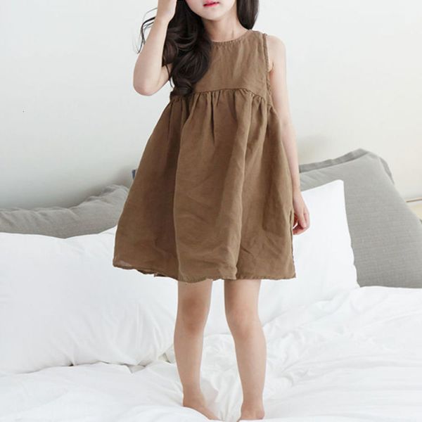 

girls' pure 2019 hemp new summer drs middle school children's bow vt skirt f0sg8u1ltjaj, Red;yellow