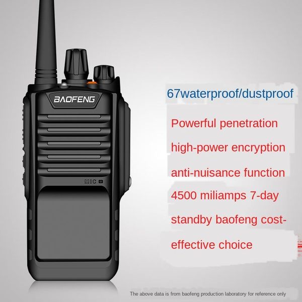 

walkie talkie baofeng bf-9700 interphone 8w power waterproof outdoor civil