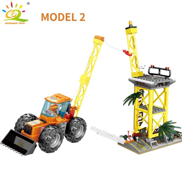 

huiqibao 339pcs fire rescue bulldozer truck model building blocks kit city engineering construction bricks toys for children bbylzv homebag