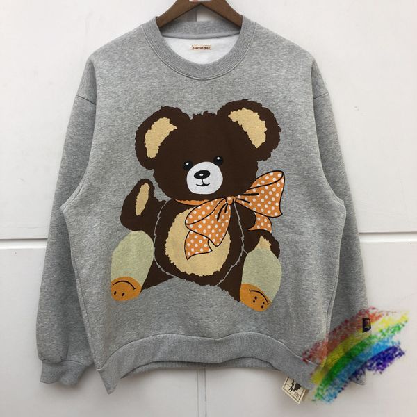 

2020fw gray kapital sweatshirts crewneck men women kapital pullover hoody, Blue;black