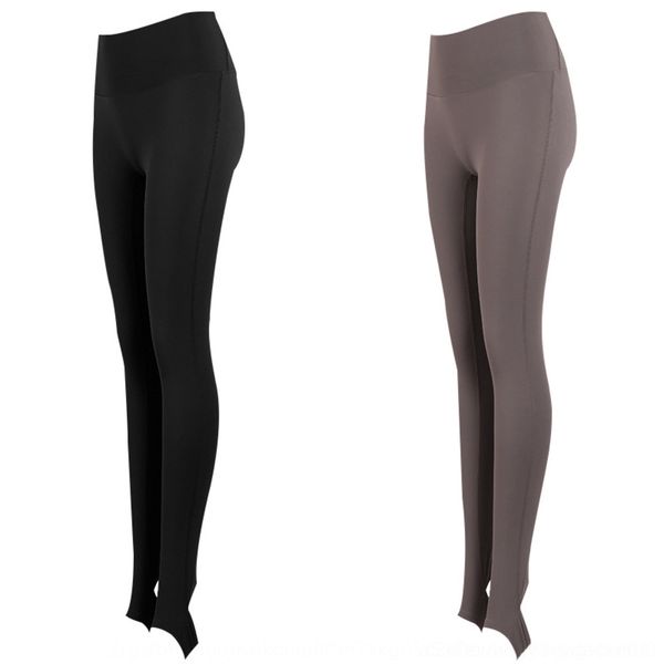 

jjwzt autumn winter hip lifting wearing women's waist sports pants sports pantstight and yoga yoga exercise pantshigh elastic and tread, Gray