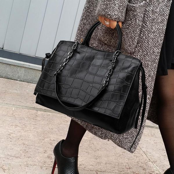 

shoulder bags fashion handbag women leather bag retro messenger ladies crossbody large tote purse bolsas