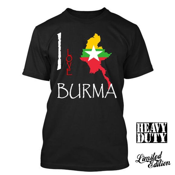 

new brand-clothing t shirts burma i love culture flag t shirt tees summer fashion sport hooded sweatshirt hoodie