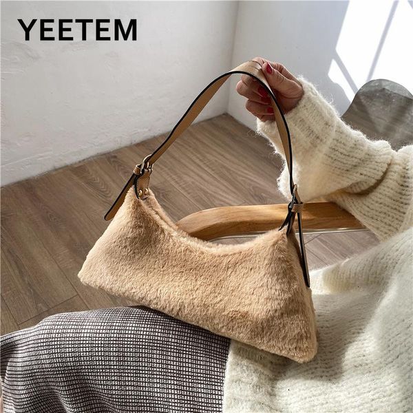 

imitation hair armpit bag for women in winter