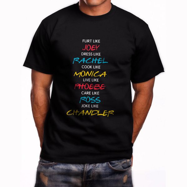 

new friends tv show short sleeve black t shirt size s to 3xl 2018 brand t shirt fashion fashion tee sport hooded sweatshirt hoodie