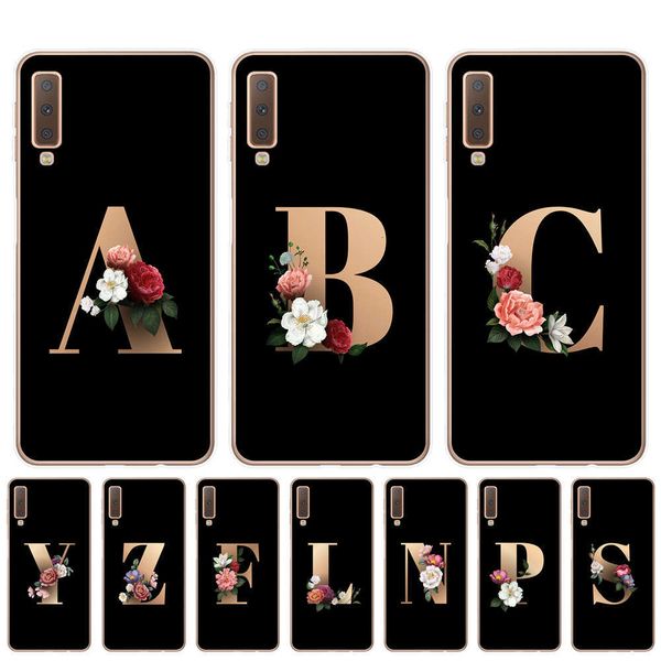 

sesamsung a7 a9 a6 a8 plus note 9 10 pro mobile phone soft tpu cover, elegant, classic, flower, 26vgt