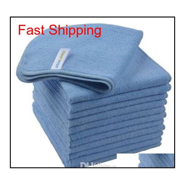 

sinland 12pc/lot 12"x12" absorbent fast drying microfiber towel dish cloth car cleaning cloth wiping qylvyn new_dhbest