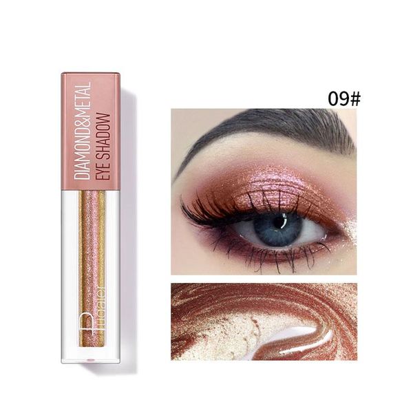 

eye shadow 12colors star diamond shimmer liquid eyeshadow waterproof smudge-proof glitter silkworm rj