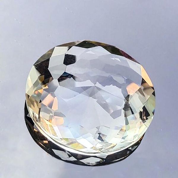 

75mm white crystal round clear crystal suncatcher pendants for chandeliers beads accessories ornament home decoration diy gifts h bbyyid