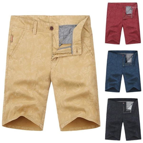 

2020 new shorts men fashion casual cotton pocket print outdoors work trouser cargo short pants clothing spodenki short homme1, White;black