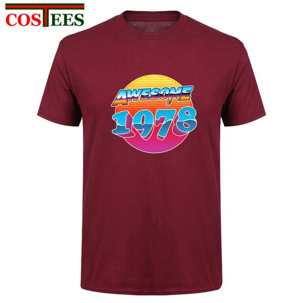 

sport tee for successful man awesome 1978 t-shirt homme 40th brand clothing dad birthday father's day gift for male homme