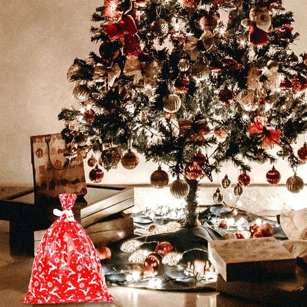 

1 набор 5 шт. рождественские мешки candy bags xmas подарочная сумка рождественская упаковка сумка снеговика подарочная сумка для ручков (асс