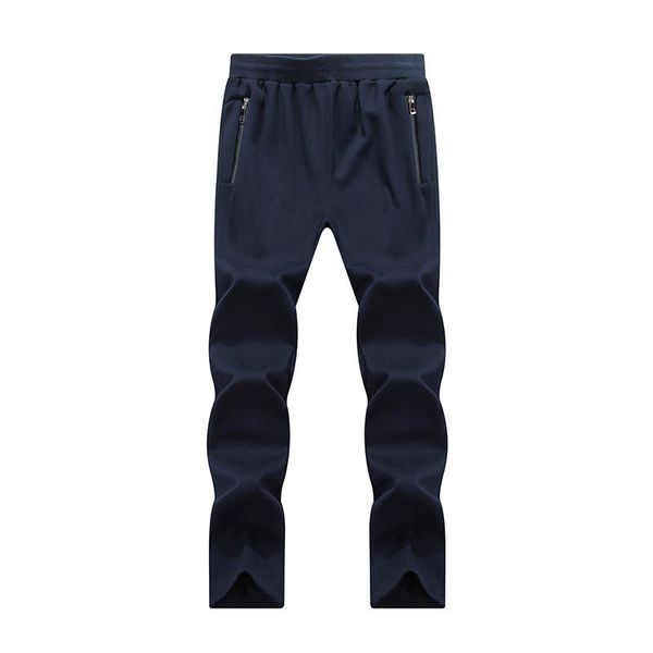 

men's pants mens casual plus velvet autumn and winter fat men sports super soft elastic waist big size 7xl 8xl 9xl, Black