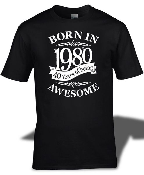 

born in 1980 40th birthday gift s 3xl crew neck hoodie designers t shirts sweatshirt