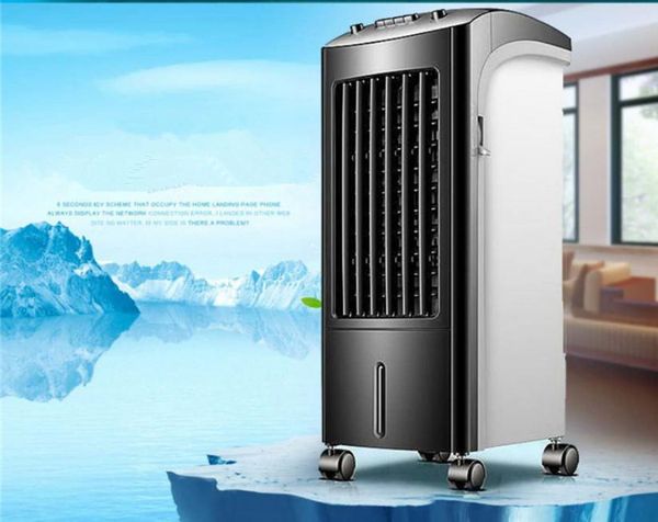 

electric fan cooling fan humidification single cold home dormitory mobile water cooling remote control