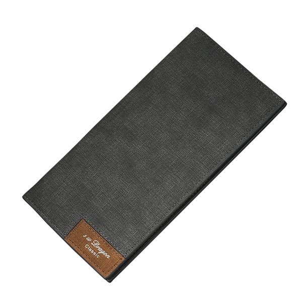 

vintage men male slim pu leather bifold business long card coin wallet hasp money purse bag cartera hombre clutch