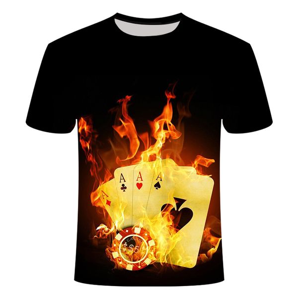 

blue flaming anime camiseta streatwear 3d print shirts oversized kawaii hentai men clothing