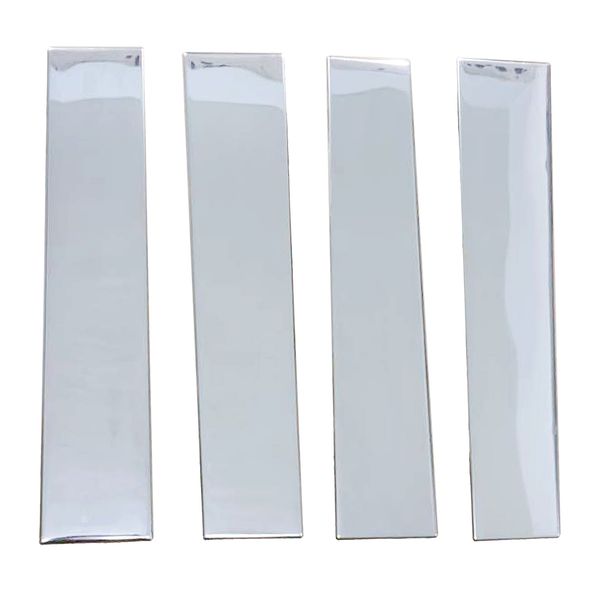 

4pcs stainless steel car pillar post covers fits for 2009-2015 toyota 600x100mm