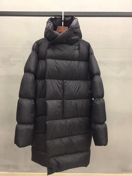 

new luxury white duck down jacket women winter stand collar fashion slim long down coat women thick warm jacket outerwear1, Black