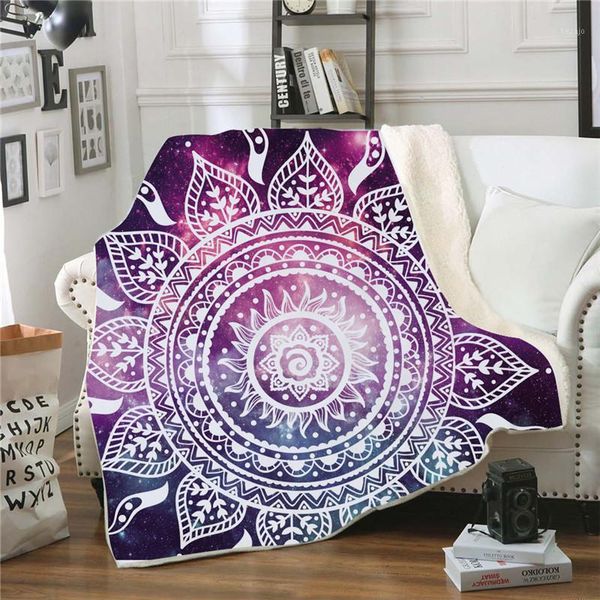 

blankets .wensd quality mandala boho throw blanket dreamcatcher bohemian sherpa fleece plush bedding religion for bed1