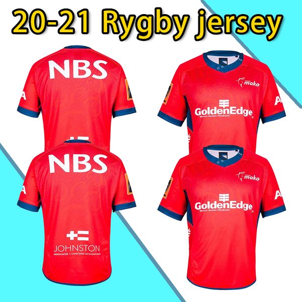 

2020 tasman mako rugby jersey 2021 tasman mako fans version high-quality rugby trainingjersey size s-5xl, Black;gray