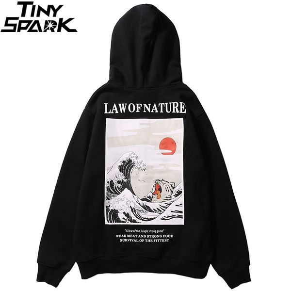 

embroidery funny cat hoodies sweatshirt men hip hop winter fleece pullover black retro hoodie streetwear casual cotton fall 2019 c0929 c1011