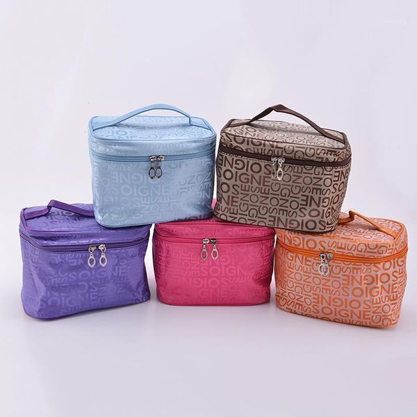

1pcs cosmetic bag women travel organizer make up box toiletry kit wash case toilet bag large foldable waterproof pouch new1