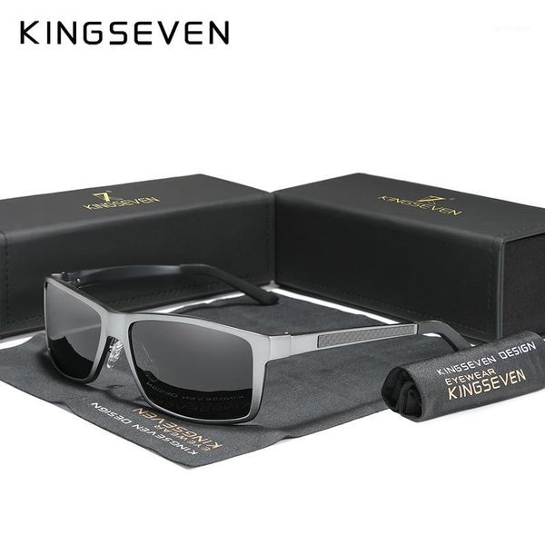 

sunglasses kingseven 2021 men's aluminum magnesium polarized driving mirror eyewear for men/women uv400 oculos1, White;black
