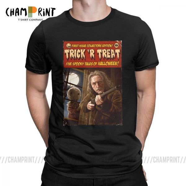 

trick 'r treat horror t-shirts men halloween leisure tees crew neck short sleeve t shirts 4xl 5xl 6xl sport hooded sweatshirt hoodie