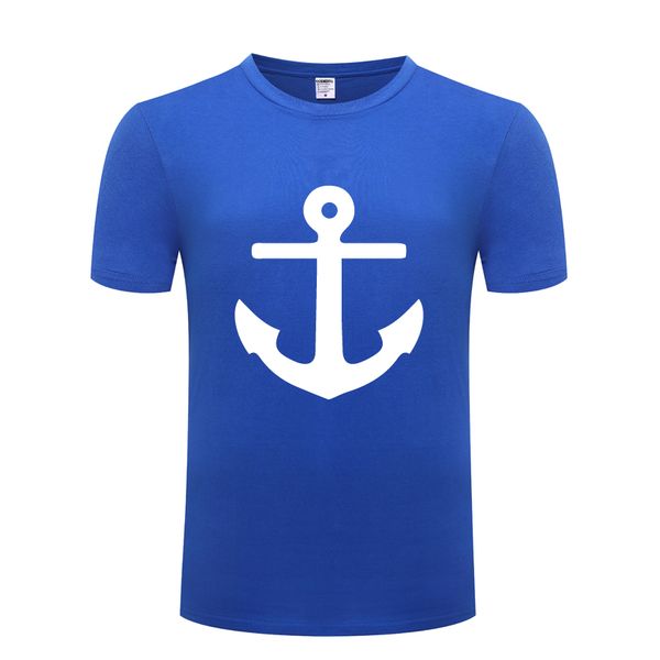 

якорь творческой личности mens мужчины тенниска тенниска 2018 новый короткие рукава хлопок повседневная футболка top tee спорта толстовка с