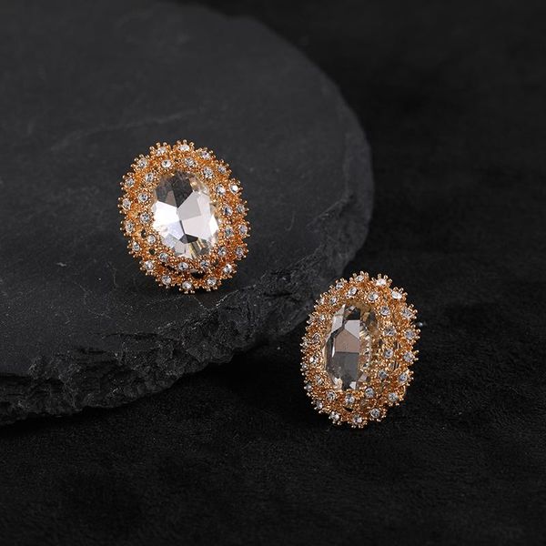 

stud makersland earrings for women fashion jewelry unusual square trendy geometric earring year christmas presents, Golden;silver