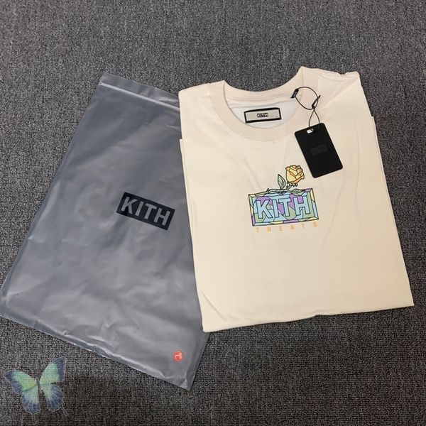 

men's t-shirts kith box t-shirt casual men women quality t shirt floral print summer daily 220214 n93e, White;black
