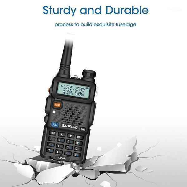 

walkie talkie baofeng uv-5r uv5r cb radio station 8w band 5r uhf dual 10km 128ch two ham for hunting uv way radios vh v8g71