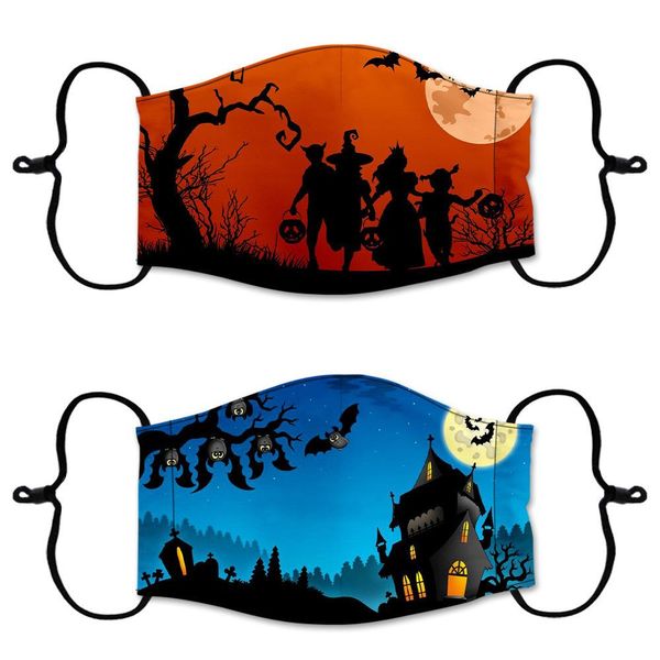 

dust mask face kid face digital cosplay warm mask witch house masks sports halloween reusable cotton 09g2 festival owfox