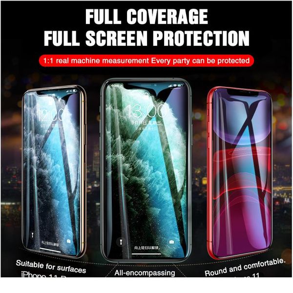 

9999d full curved tempered glass on for iphone se 11 pro xs max x xr screen protector for ipho bbyjjx