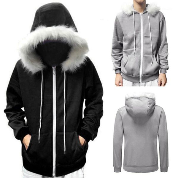 

men women cosplay blue fleece hooded jacket hoody costume warm sport coat women patchwork hoodies hip hop streetwear hooded1, Black