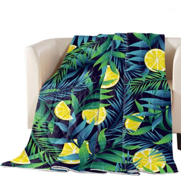 

comforters & sets tropical palm leaf summer quilt personalized air conditioning comforter throw blanket soft print bed cover bedspread1