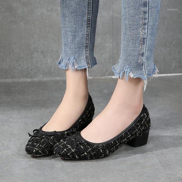 

large size 31~41 new style 2020 pumps women square toe weave shoes female 3.5cm high heels shoes woman spring t-18381, Black