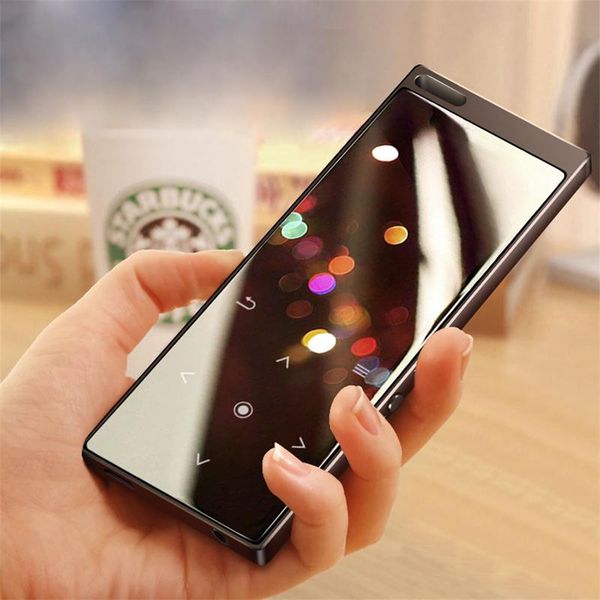 

mp3 player 16gb built-in speaker metal touch button hifi lossless sound music player with fm, support sd card up to 128gb
