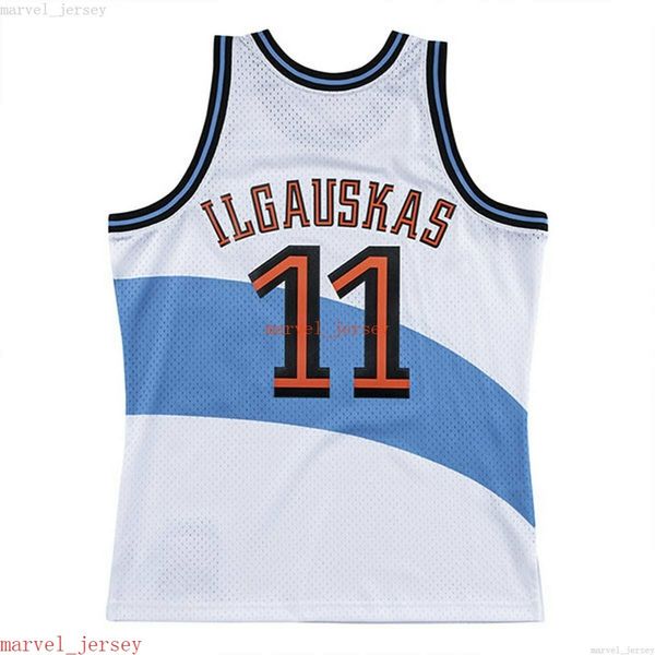 100% genähte Zydrunas Ilgauskas #11 White Swingman Jersey XS-6XL Herren Throwbacks Basketball Trikots Männer Frauen Jugend