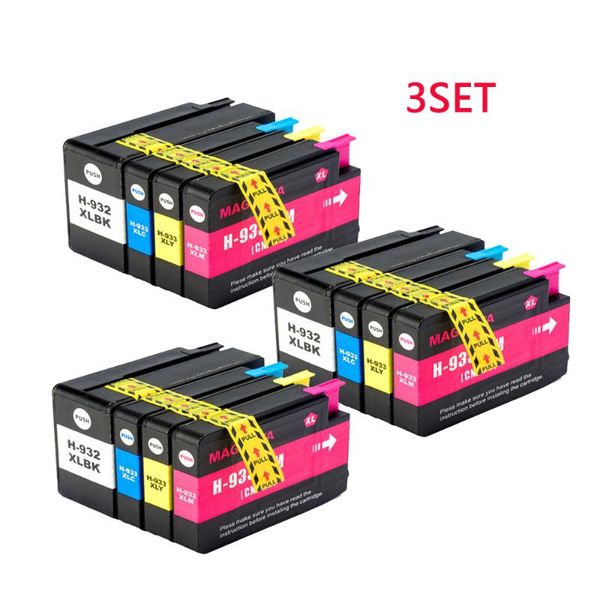 

ink cartridges ylc 932xl 933xl replacement for 932 933 cartridge officejet 6100 6600 6700 7110 7612