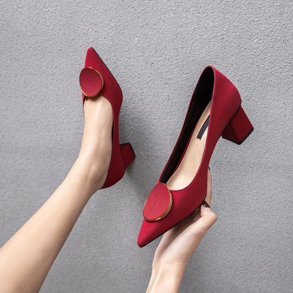 

dress shoes corporis size 34-40 fashion pumps woman pointed toe shallow high heels elegant prom wedding 2021, Black
