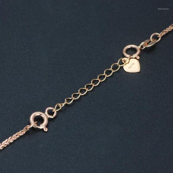 

chains 1pcs real 18k rose gold chain luck cable extended 5.5cml / 2.16inch (match bracelet or necklace)1, Silver