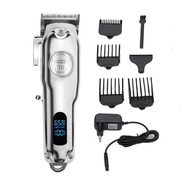 

professional salon senior clipper hair cut metal body salon lcd display all metal barber hair clipper trimmer beard trimmer